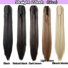 Load image into Gallery viewer, Ponytail Extensions Clip in Ponytail Hair Extensions Black Brown Blonde
