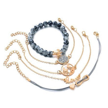 Load image into Gallery viewer, 5 pieces/set Love Turtles Braided Rope Bracelet
