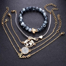 Load image into Gallery viewer, Women's Love Turtles Braided Rope Bracelet

