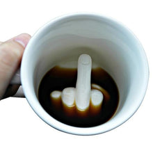 Load image into Gallery viewer, Novelty Middle Finger Ceramic Coffee Mug
