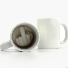 Load image into Gallery viewer, Novelty Middle Finger Ceramic Coffee Mug
