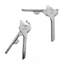 Load image into Gallery viewer, Stainless Steel 6 in 1 Utili-keyScrewdriver Mini Multi-tool
