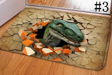 Load image into Gallery viewer, 60*40CM 3D Dinosaur Print Floor Mat Carpet Soft Flanner Doormat Rugs for Bedroom Living Room Door Floor Hallway Mats
