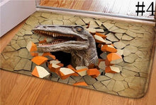 Load image into Gallery viewer, 60*40CM 3D Dinosaur Print Floor Mat Carpet Soft Flanner Doormat Rugs for Bedroom Living Room Door Floor Hallway Mats
