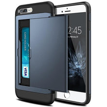 Load image into Gallery viewer, Portable Shockproof Hybrid Wallet Case Cover For Iphone and Samsung
