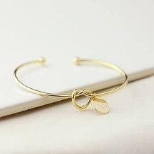 Load image into Gallery viewer, Knot Bracelet with Personalized Letters
