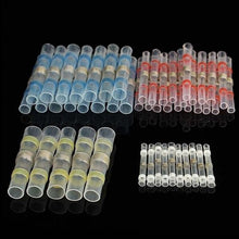 Load image into Gallery viewer, 1Set/2Sets Heat Shrink Solder Sleeves Connector Electrical Wire Terminals Butt Crimp 50pcs
