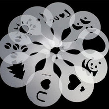 Load image into Gallery viewer, Coffee Art Stencils FoamTool
