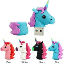 Load image into Gallery viewer, Cute Horse Unicorn USB Flash Drive Pen Drive 64GB USB
