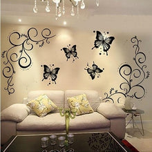 Load image into Gallery viewer, DIY Home &amp; Kitchen Removable Butterfly Vinyl Decal
