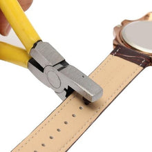 Load image into Gallery viewer, Universal Hand Leather Strap Watch Band Belt Tool Hole Punch Pliers Tool
