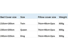 Load image into Gallery viewer, Wolf Bedding Duvet Cover Sheet
