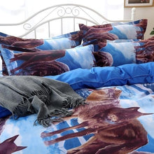 Load image into Gallery viewer, Wolf Bedding Duvet Cover Sheet
