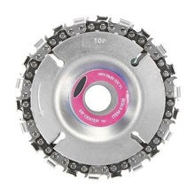 Load image into Gallery viewer, 4 Inch Grinder Disc and Chain 22 Tooth Fine Cut Chain Set
