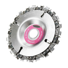 Load image into Gallery viewer, 4 Inch Grinder Disc and Chain 22 Tooth Fine Cut Chain Set
