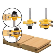 Load image into Gallery viewer, Tongue &amp; Groove Router Bit Set 3/4 For Woodworking Tool
