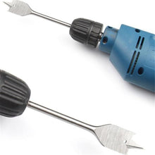 Load image into Gallery viewer, 6pcs/Set High Carbon Steel Hex Shank Spade Bits Flat Boring Bit Wood Drill Bit Power Tools
