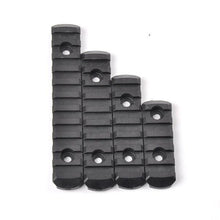 Load image into Gallery viewer, Black Hand Guard 4 in1 20mm Picatinny Weaver Rail Section Base
