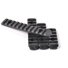 Load image into Gallery viewer, Black Hand Guard 4 in1 20mm Picatinny Weaver Rail Section Base
