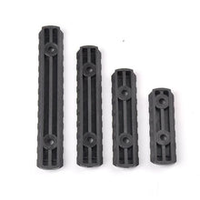 Load image into Gallery viewer, Black Hand Guard 4 in1 20mm Picatinny Weaver Rail Section Base
