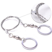 Load image into Gallery viewer, Emergency Survival Gear Steel Wire Saw
