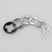 Load image into Gallery viewer, 200pcs Stainless Steel E-clip Circlip Assortment 1.5 2 3 4 5 6 7 8 9 10 Mm
