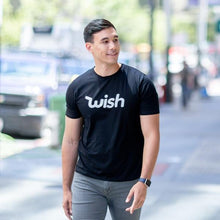 Load image into Gallery viewer, Wish Logo T-shirt, Classic Fit, Crew Neck, Stretch, Super Soft Cotton
