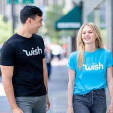 Load image into Gallery viewer, Wish Logo T-shirt, Classic Fit, Crew Neck, Stretch, Super Soft Cotton
