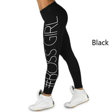 Load image into Gallery viewer, New Women's Pants Boss Girl Tight Package Hip Printing Yoga  Leggings
