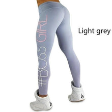 Load image into Gallery viewer, New Women's Pants Boss Girl Tight Package Hip Printing Yoga  Leggings

