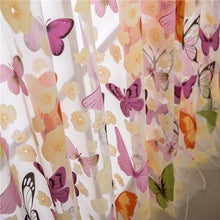 Load image into Gallery viewer, Large Butterfly Print Window Curtain(100 * 200cm/39.37 * 78.74inch)
