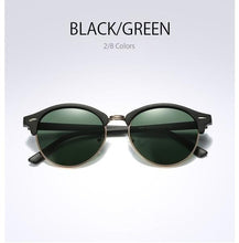 Load image into Gallery viewer, Round Polarized Sunglasses Mens Womens UV400 Mirrored Glasses Eyewear
