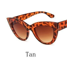 Load image into Gallery viewer, Cat Eye Big Frame Sunglasses
