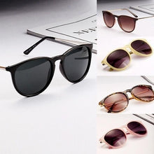 Load image into Gallery viewer, Solid Retro Round Metal Frame Sunglasses
