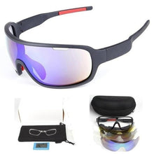 Load image into Gallery viewer, Cycling Glasses Bicycle Sunglasses Eyewear 5 Lens HD Visual Anti-Fog Anti-glare Outdoor Sports

