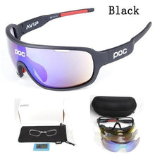 Load image into Gallery viewer, Cycling Glasses Bicycle Sunglasses Eyewear 5 Lens HD Visual Anti-Fog Anti-glare Outdoor Sports

