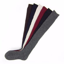 Load image into Gallery viewer, Women Knit Crochet Cotton Soft Thick Long Socks
