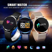 Load image into Gallery viewer, Q8 Smart Watch for Android &amp; IOS - Steel Strap Available
