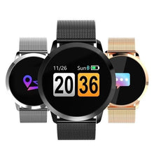 Load image into Gallery viewer, Q8 Smart Watch for Android &amp; IOS - Steel Strap Available
