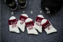 Load image into Gallery viewer, Funny Cool Letter Print Cotton Socks
