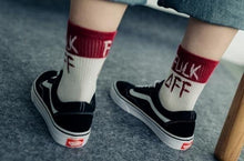 Load image into Gallery viewer, Funny Letter Print Socks Cotton Socks
