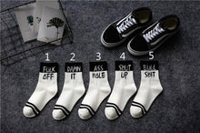 Load image into Gallery viewer, Funny Cool Letter Print Cotton Socks
