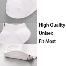 Load image into Gallery viewer, 2/4/6 Pairs One Size Unisex Cotton Low Cut Socks Breathable Ankle Socks fit for EU37-EU42
