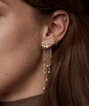 Load image into Gallery viewer, Cubic Zircon Tassel Drop Earrings Lady Trendy Star Dangle Earrings Women Jewelry Gift
