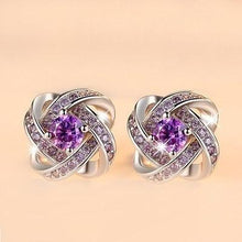 Load image into Gallery viewer, Crystal Cross Earrings
