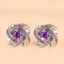 Load image into Gallery viewer, Crystal Cross Earrings
