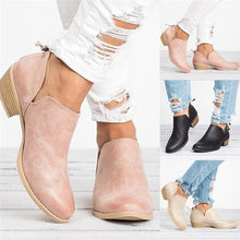 Load image into Gallery viewer, Leather Ankle Boots
