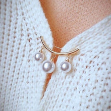 Load image into Gallery viewer, Classic Simulated Imitation Pearl DIY Collar Pins For Shirts Lapel Brooches
