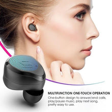 Load image into Gallery viewer, [CVC8.0 Noise Canceling] TWS Bluetooth 5.0 Wireless Waterproof Earbuds with Charging Box Power Bank
