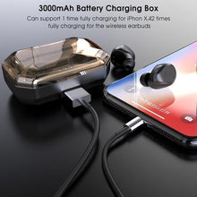 Load image into Gallery viewer, [CVC8.0 Noise Canceling] TWS Bluetooth 5.0 Wireless Waterproof Earbuds with Charging Box Power Bank
